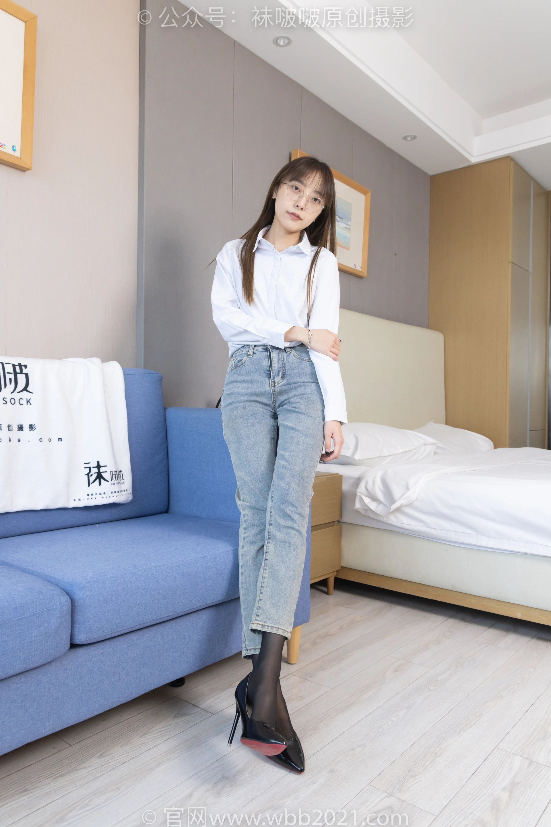 [BoBoSocks袜啵啵] NO.337 稚予-高跟鞋、高跟凉鞋、黑丝（脚尖加固款）、裤里丝、裸足（超长花絮版） 2